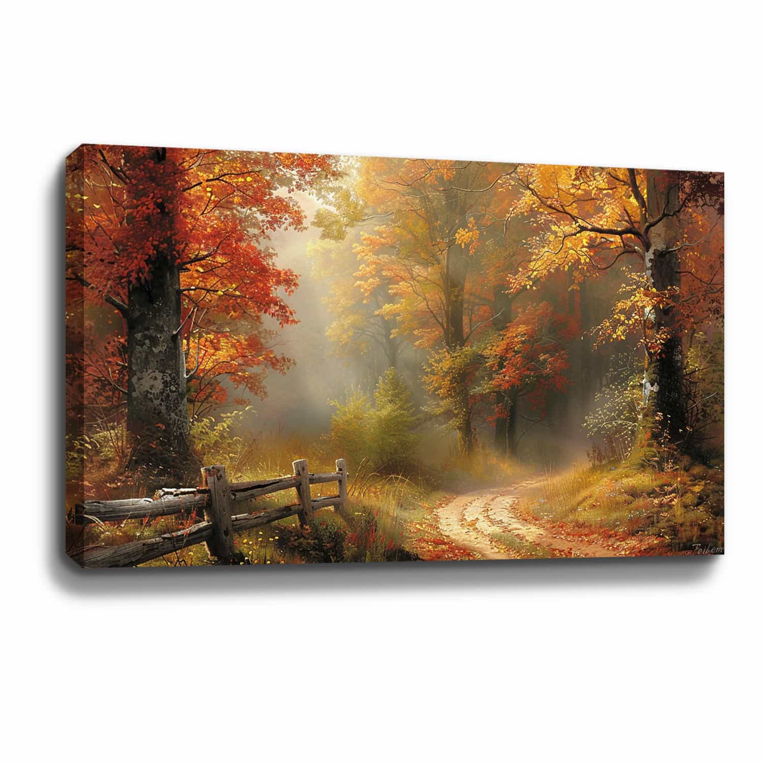 Victorian Autumn Canvas Wall Art Thomas Kinkade Wall Art