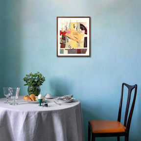 Pablo Picasso Wall Art Clarinet,Bottle of bass,Newspaper Poster Framed Art