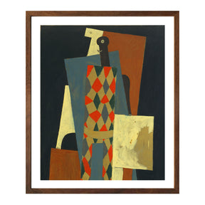 Pablo Picasso Wall Art Harlequin Poster Framed Art