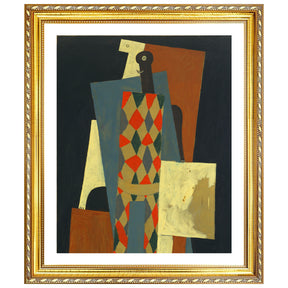 Pablo Picasso Wall Art Harlequin Poster Framed Art