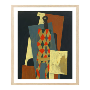 Pablo Picasso Wall Art Harlequin Poster Framed Art