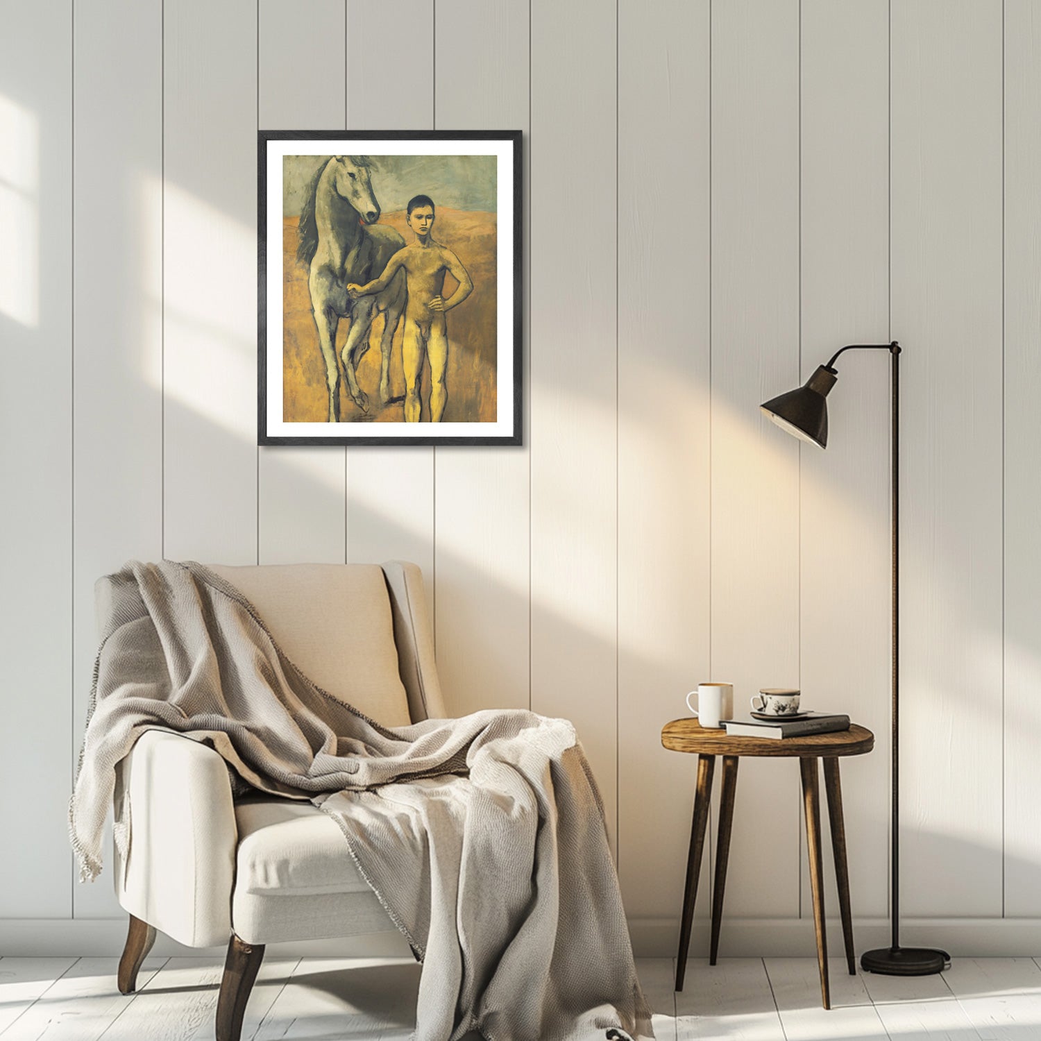 Pablo Picasso Wall Art Boy Leading A Horse Poster Framed Art