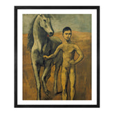 Pablo Picasso Wall Art Boy Leading A Horse Poster Framed Art