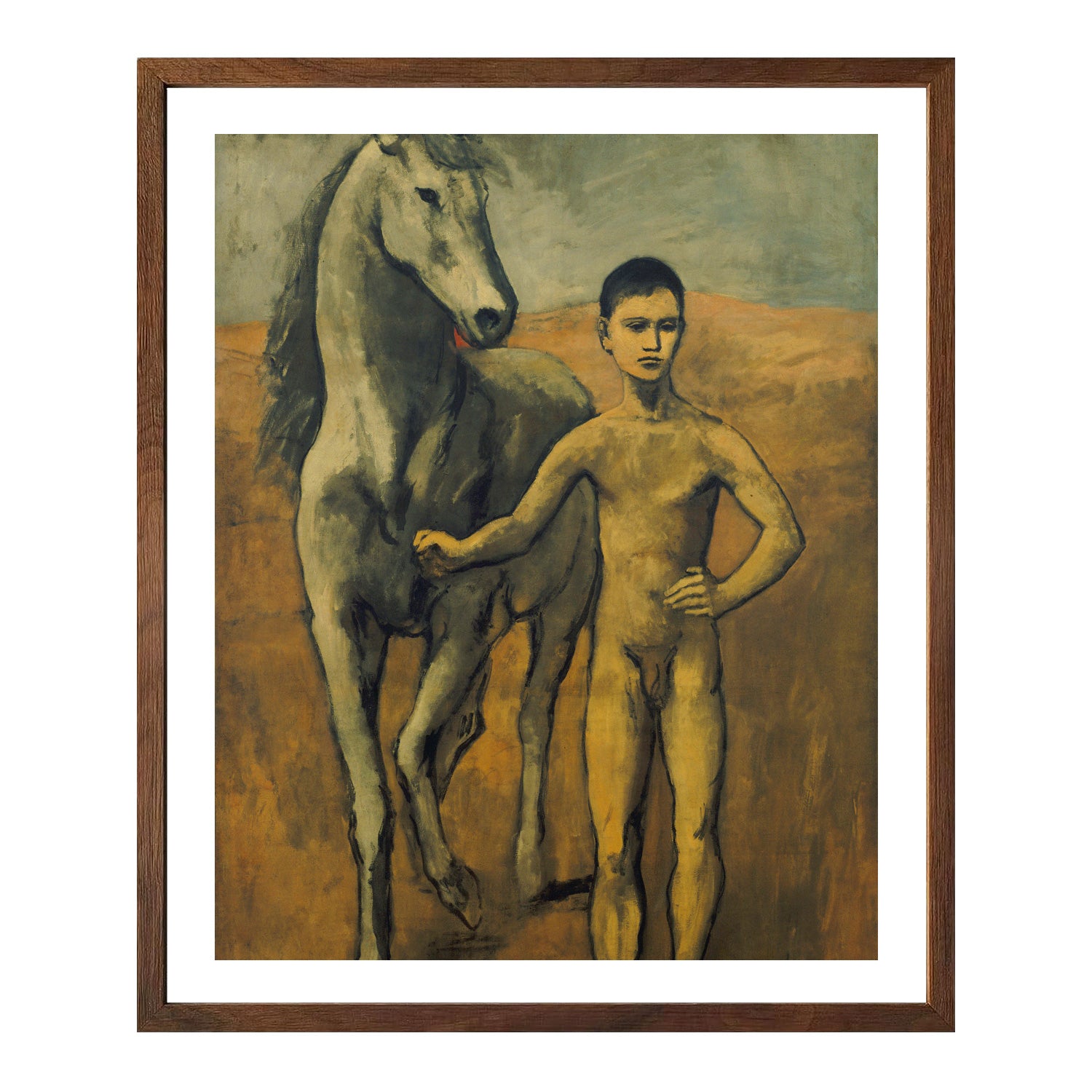 Pablo Picasso Wall Art Boy Leading A Horse Poster Framed Art