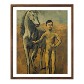 Pablo Picasso Wall Art Boy Leading A Horse Poster Framed Art
