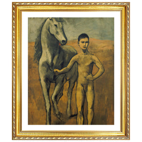 Pablo Picasso Wall Art Boy Leading A Horse Poster Framed Art