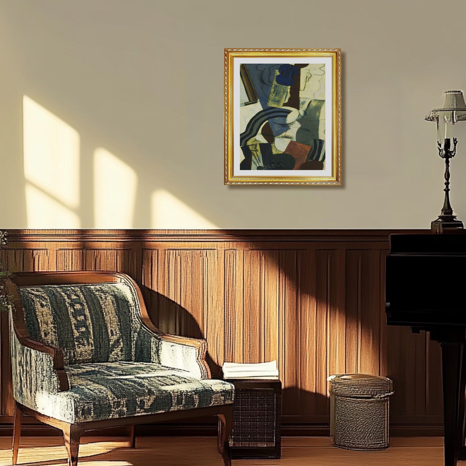 Pablo Picasso Wall Art Woman with a Guitar Poster Framed Art