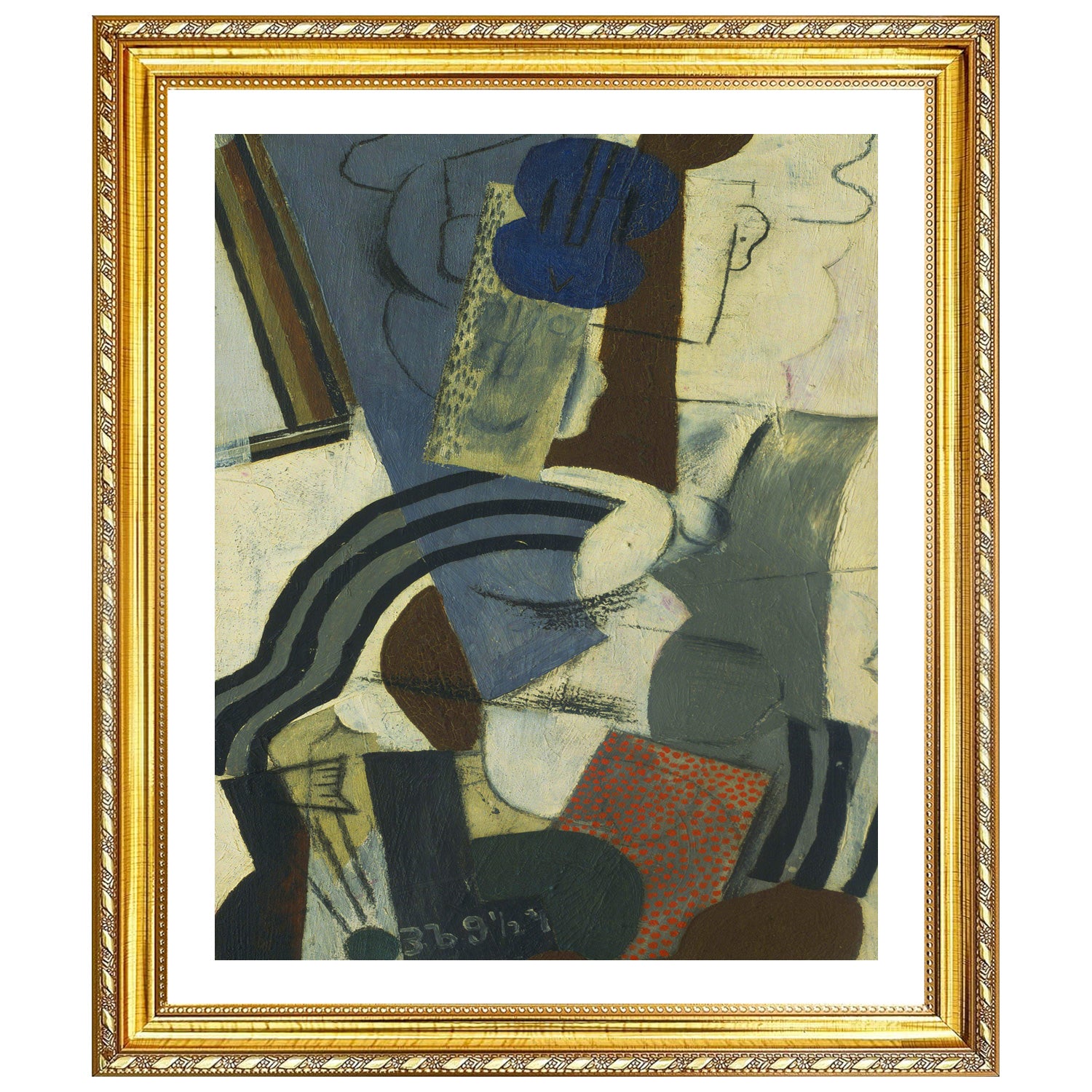 Pablo Picasso Wall Art Woman with a Guitar Poster Framed Art