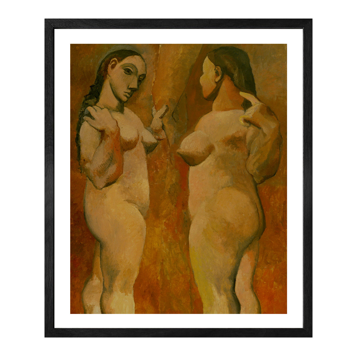Pablo Picasso Wall Art Two Women Poster Framed Art