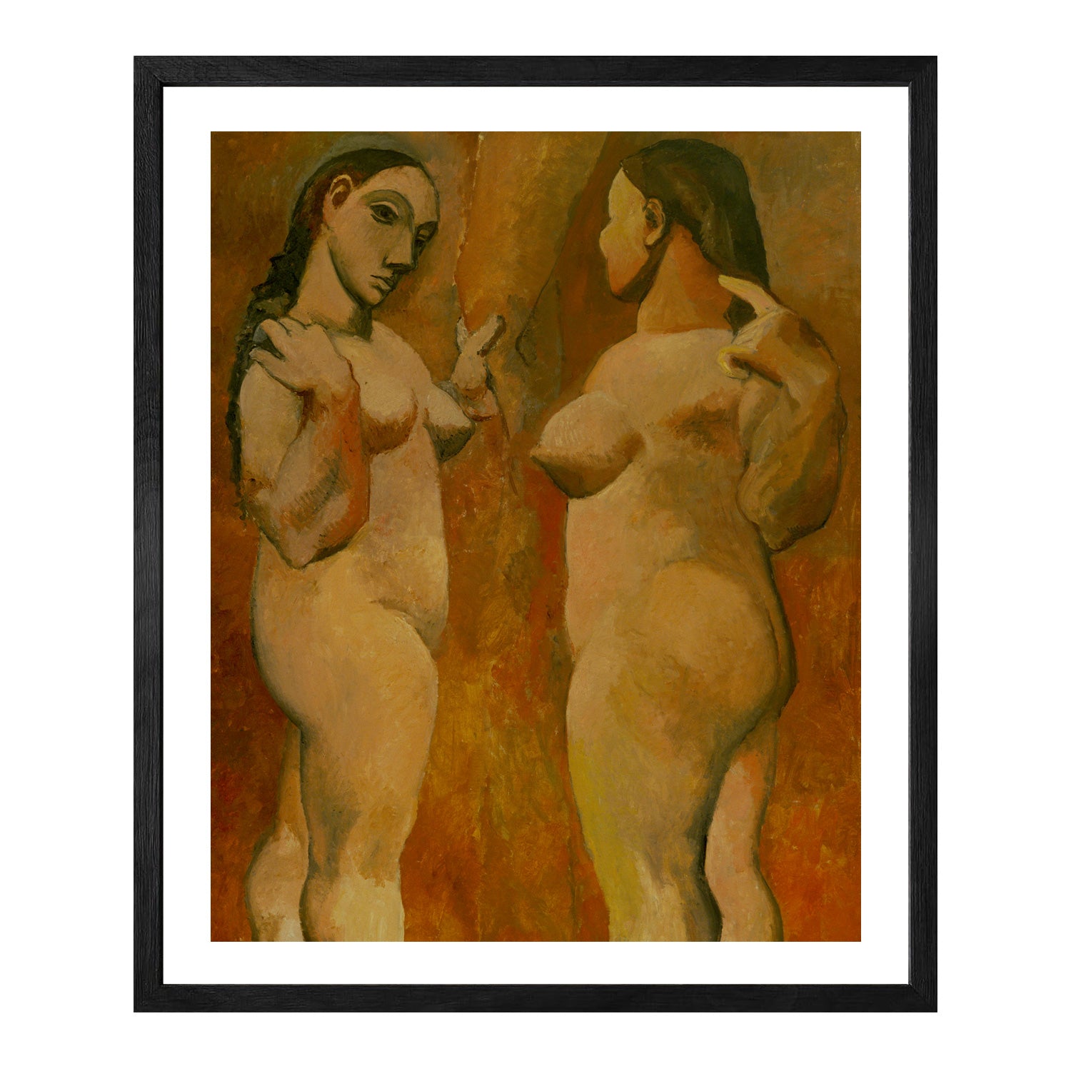 Pablo Picasso Wall Art Two Women Poster Framed Art