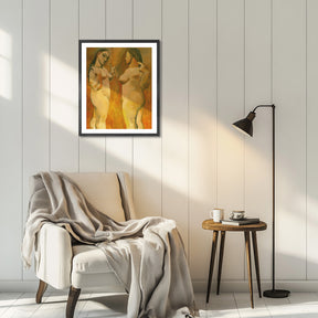 Pablo Picasso Wall Art Two Women Poster Framed Art