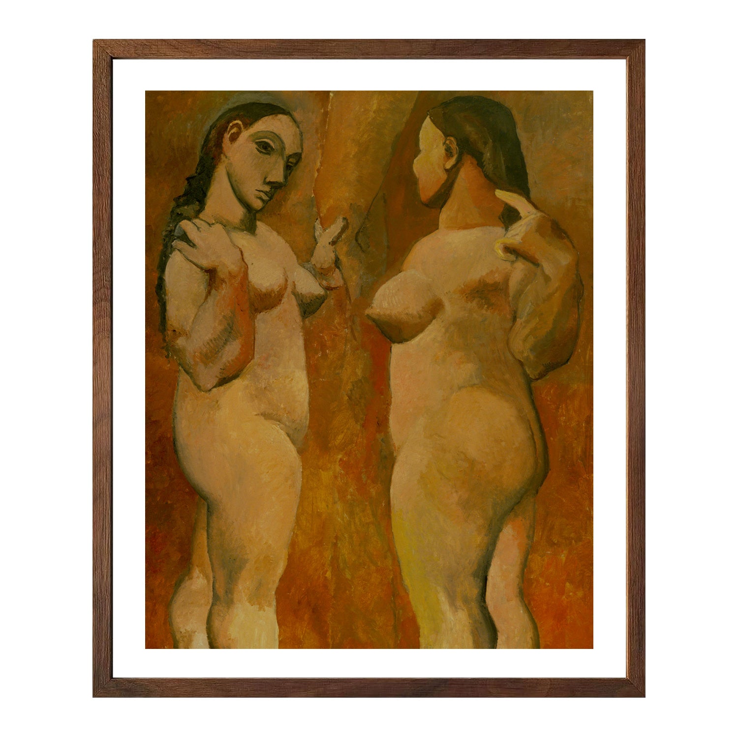 Pablo Picasso Wall Art Two Women Poster Framed Art