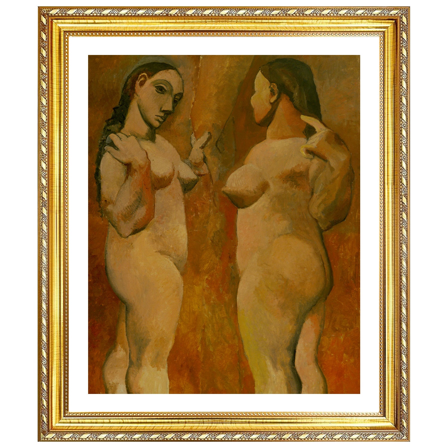 Pablo Picasso Wall Art Two Women Poster Framed Art