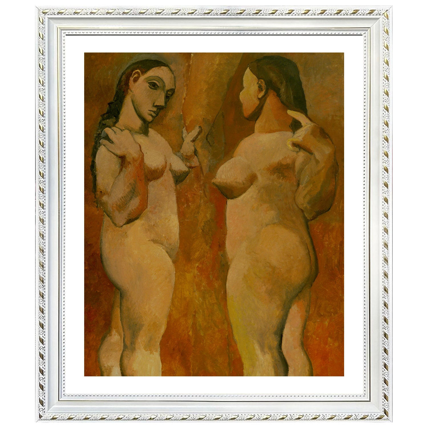 Pablo Picasso Wall Art Two Women Poster Framed Art