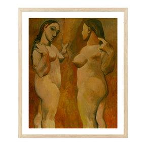 Pablo Picasso Wall Art Two Women Poster Framed Art