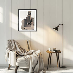 Pablo Picasso Wall Art Cubist Sculpture Poster Framed Art