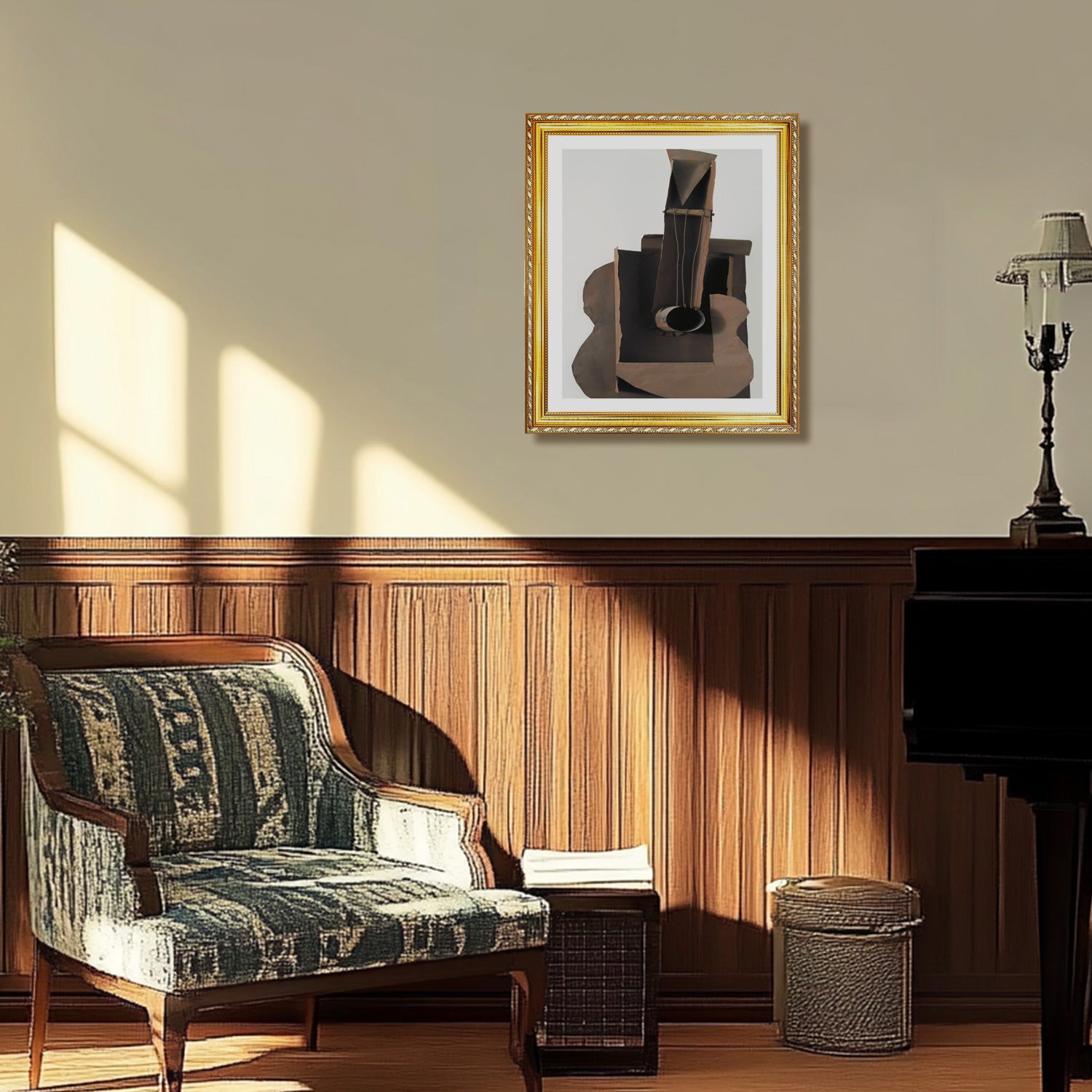 Pablo Picasso Wall Art Cubist Sculpture Poster Framed Art