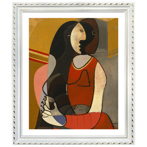 Pablo Picasso Wall Art Seated Woman Poster Framed Art
