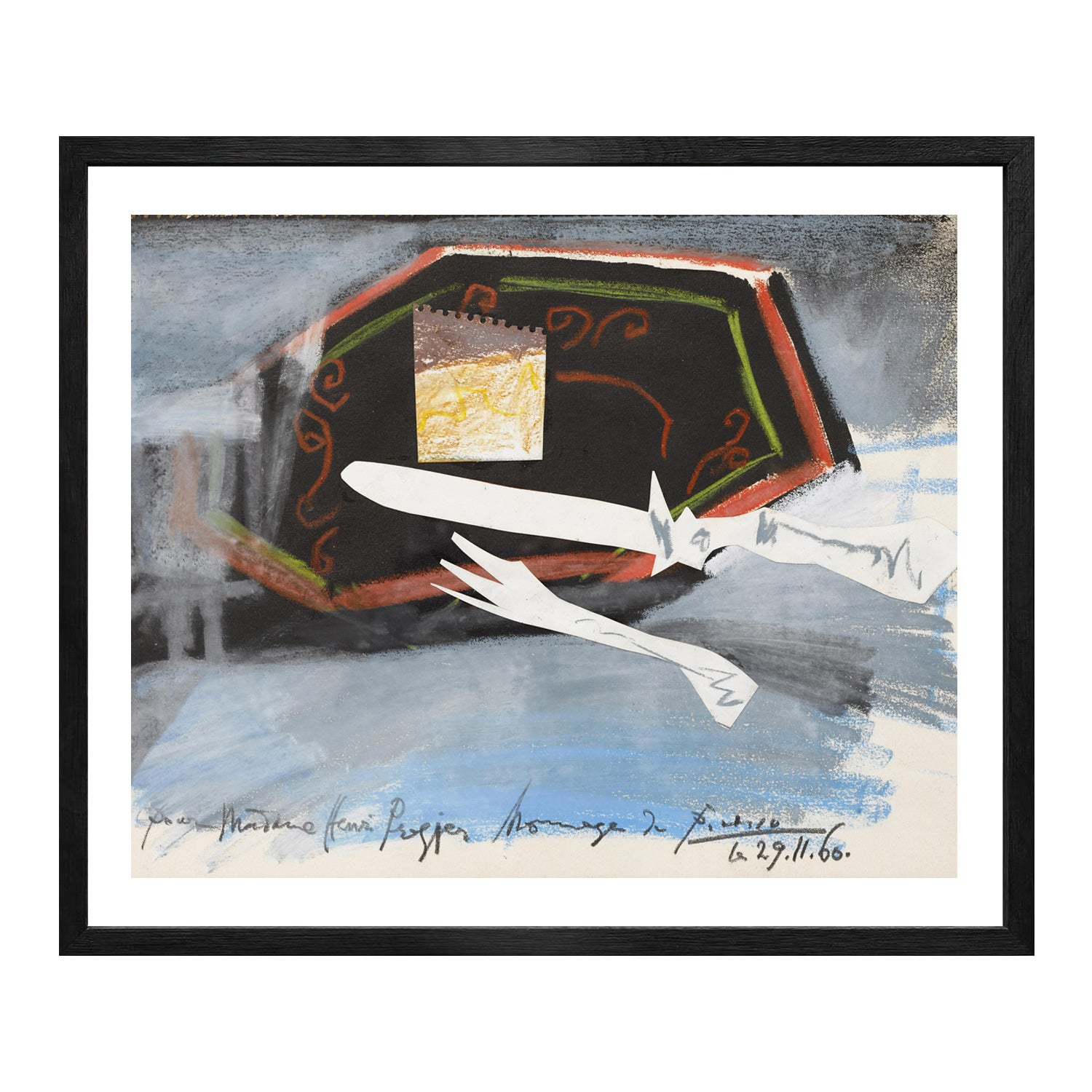 Pablo Picasso Wall Art Sword Poster Framed Art