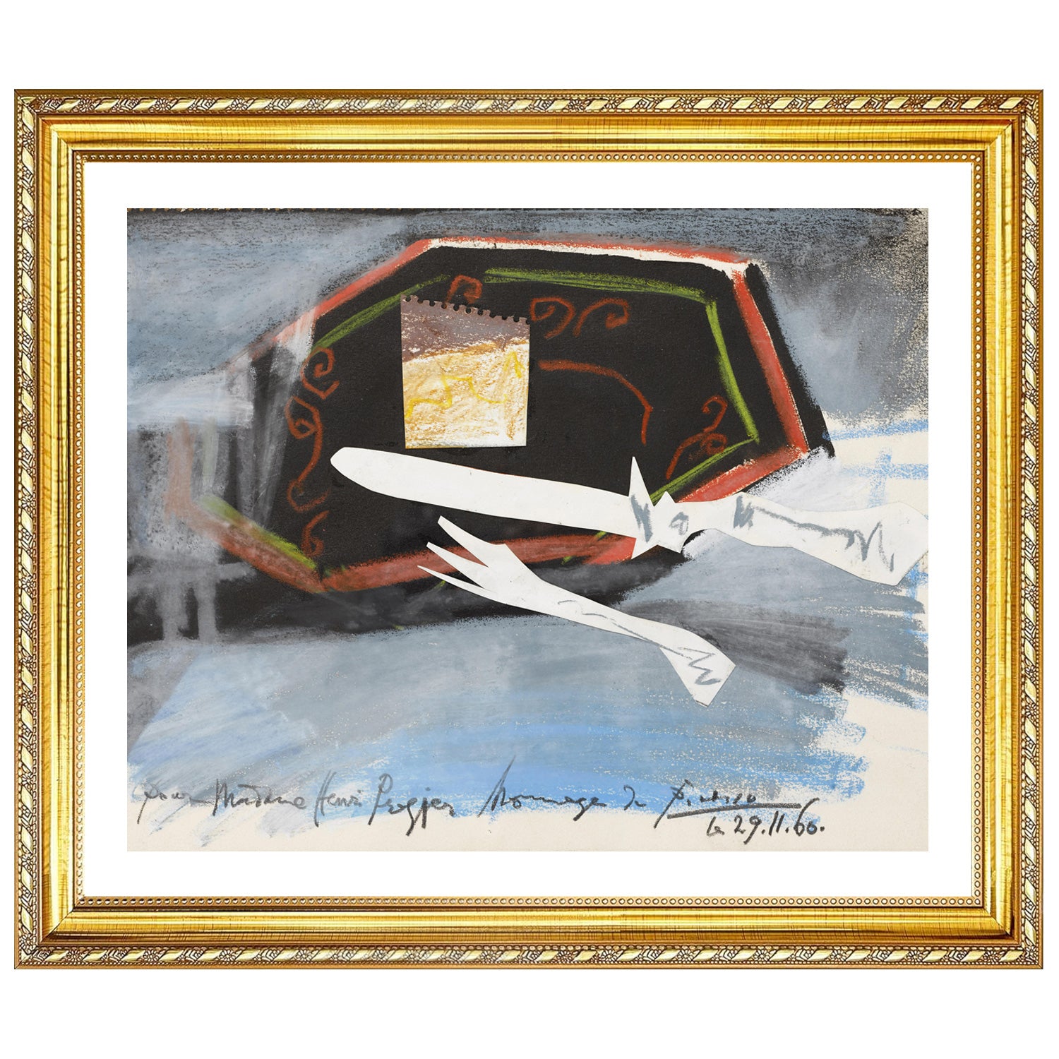 Pablo Picasso Wall Art Sword Poster Framed Art