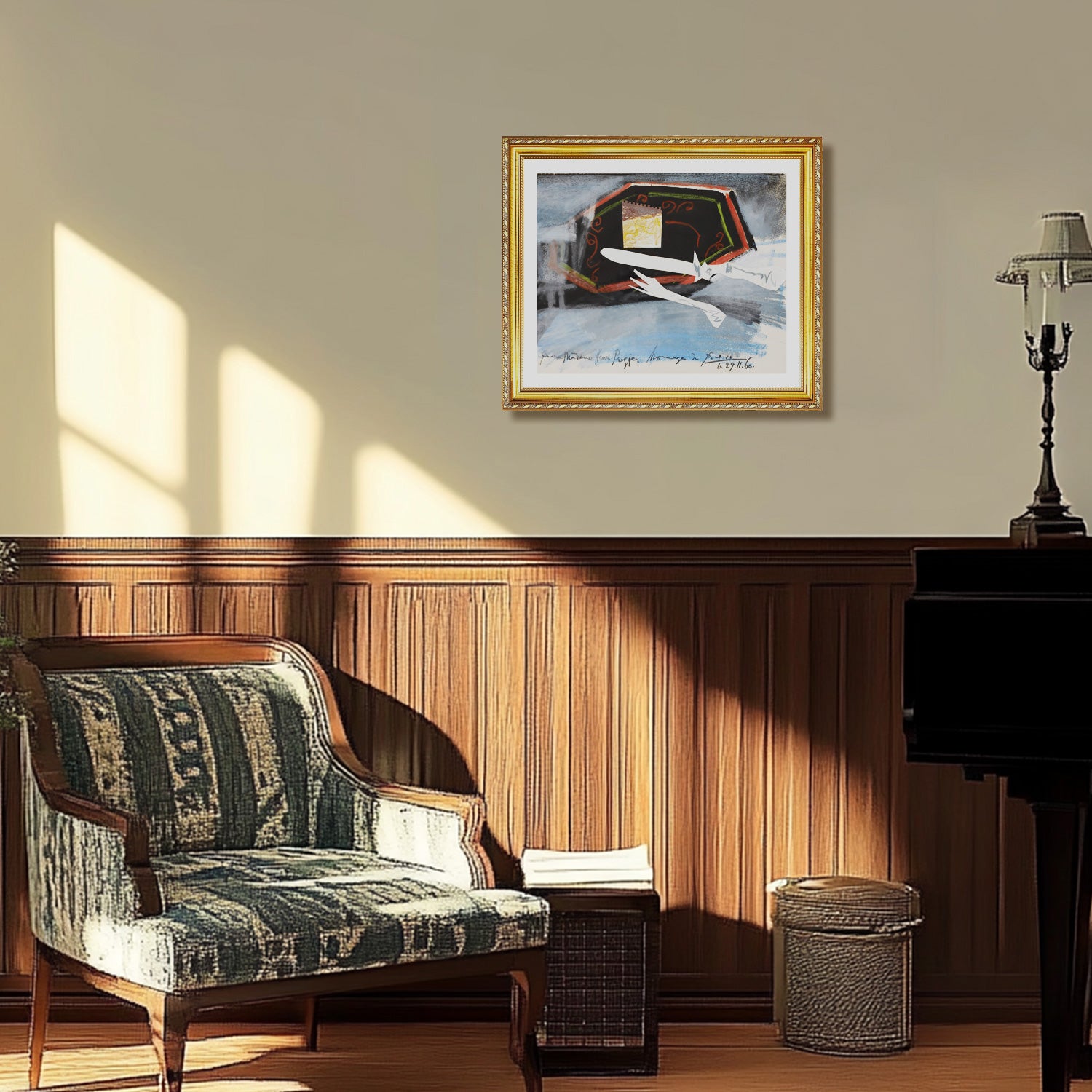 Pablo Picasso Wall Art Sword Poster Framed Art