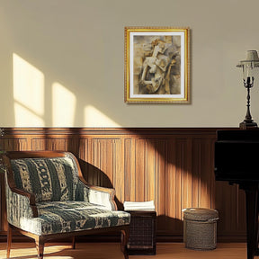 Pablo Picasso Wall Art Girl with a Mandolin Poster Framed Art