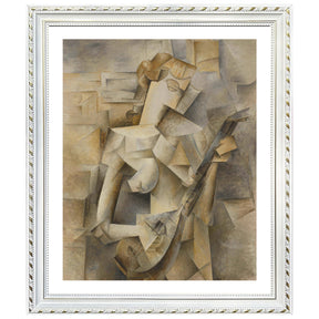 Pablo Picasso Wall Art Girl with a Mandolin Poster Framed Art
