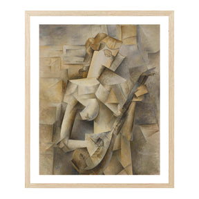Pablo Picasso Wall Art Girl with a Mandolin Poster Framed Art