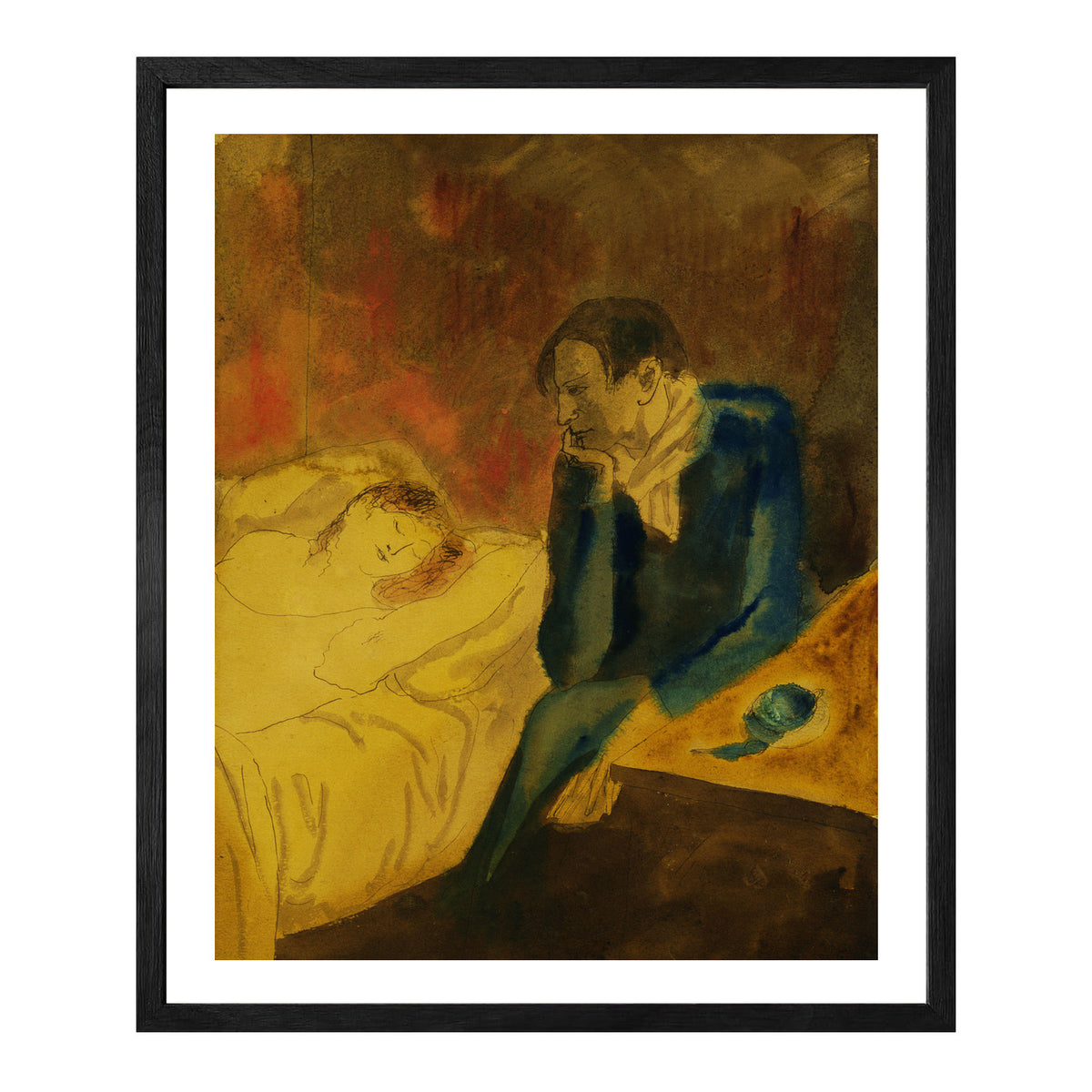 Pablo Picasso Wall Art Meditation Poster Framed Art