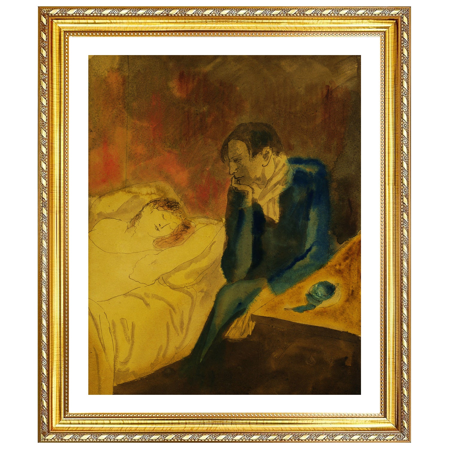 Pablo Picasso Wall Art Meditation Poster Framed Art