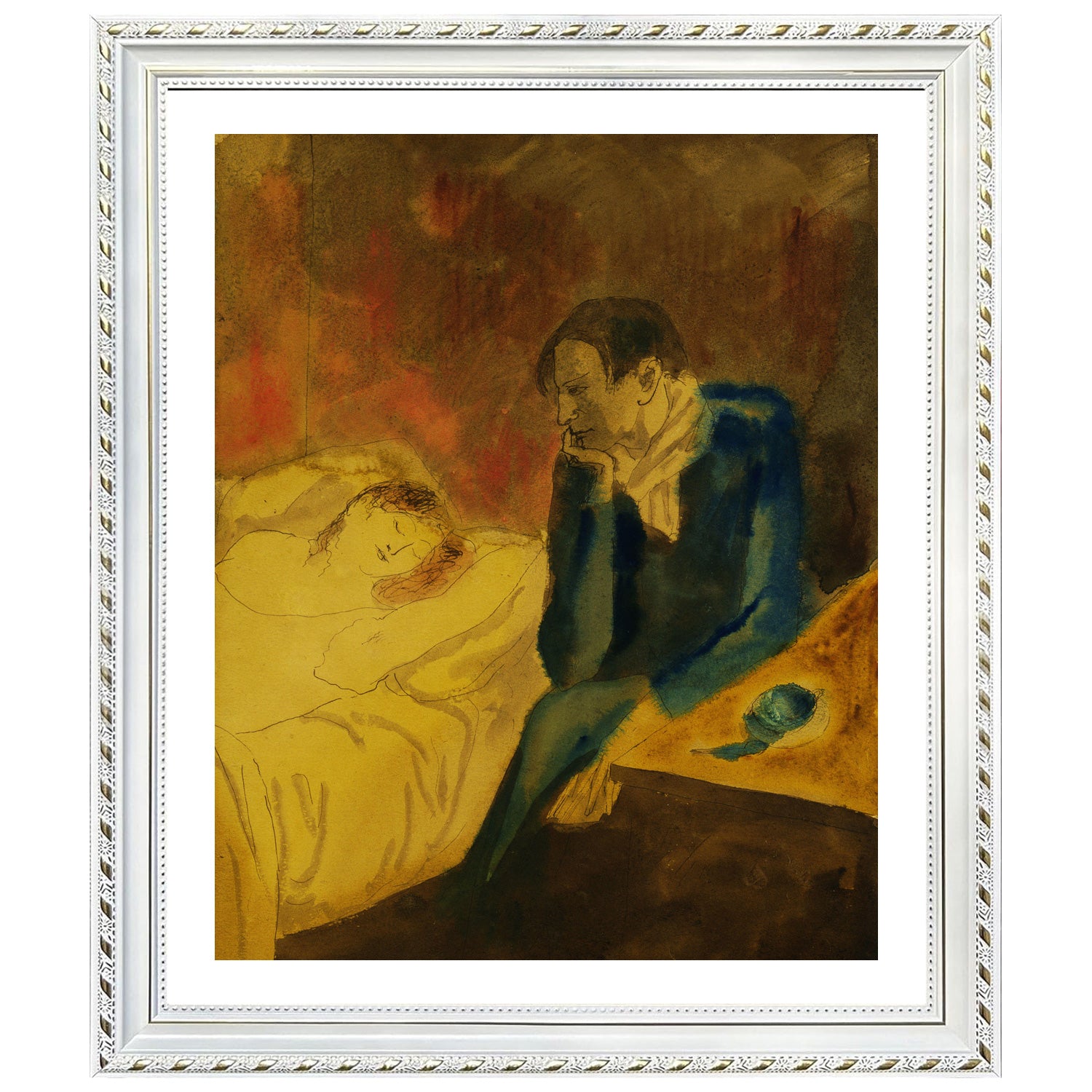 Pablo Picasso Wall Art Meditation Poster Framed Art