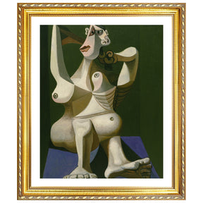 Pablo Picasso Wall Art Woman Dressing Hair Poster Framed Art