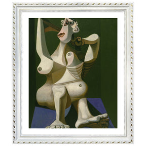 Pablo Picasso Wall Art Woman Dressing Hair Poster Framed Art