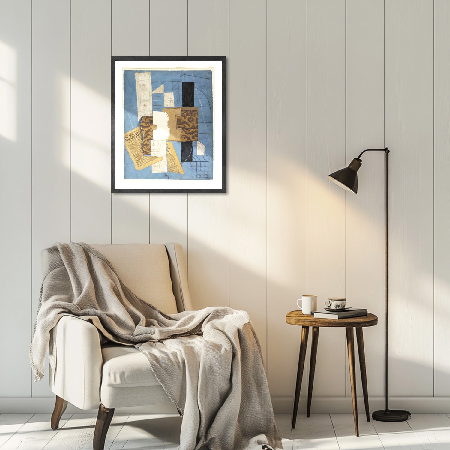 Pablo Picasso Wall Art Guitar Poster Framed Art