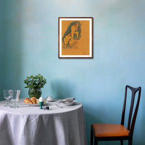 Pablo Picasso Wall Art Feeding Bird Poster Framed Art