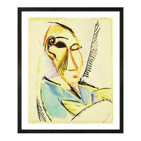 Pablo Picasso Wall Art Head of the Medical Student Poster Framed Art