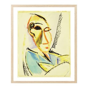Pablo Picasso Wall Art Head of the Medical Student Poster Framed Art