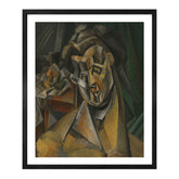 Pablo Picasso Wall Art Portrait Of Daniel Henry Kahnweiler Poster Framed Art