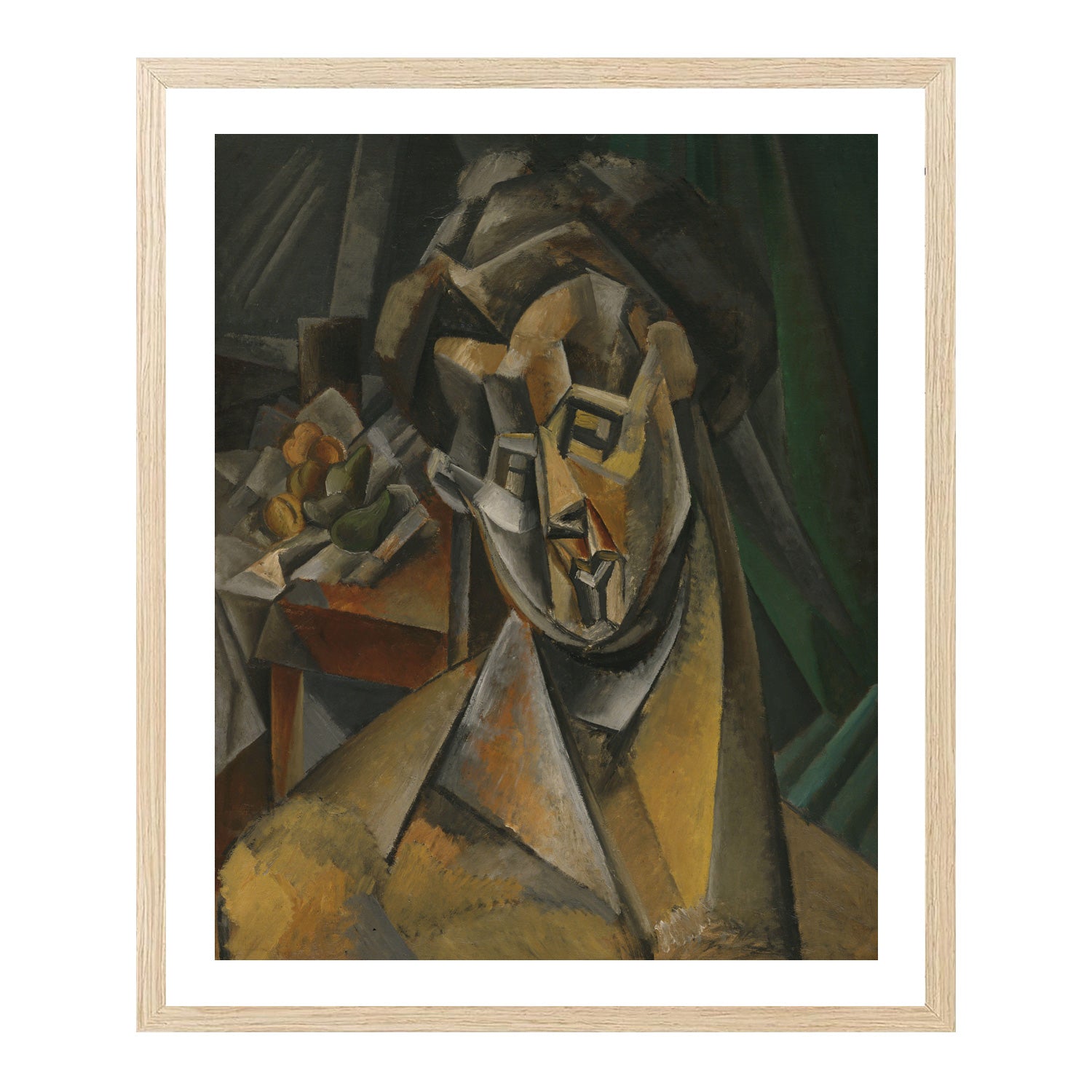 Pablo Picasso Wall Art Portrait Of Daniel Henry Kahnweiler Poster Framed Art