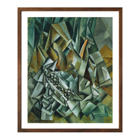 Pablo Picasso Wall Art Still Life with Liquer Bottle Poster Framed Art