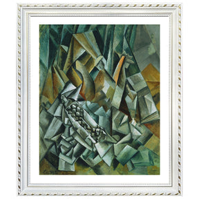 Pablo Picasso Wall Art Still Life with Liquer Bottle Poster Framed Art