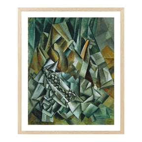 Pablo Picasso Wall Art Still Life with Liquer Bottle Poster Framed Art