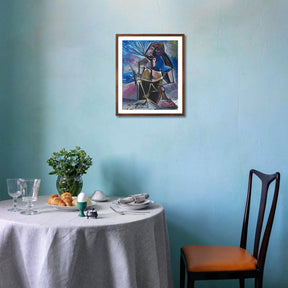 Pablo Picasso Wall Art Man At Work Poster Framed Art