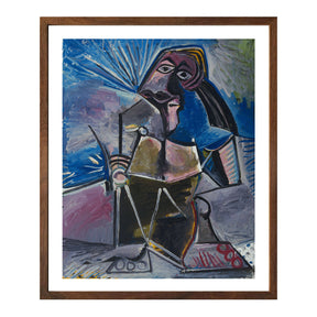 Pablo Picasso Wall Art Man At Work Poster Framed Art