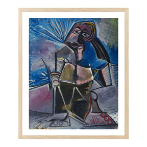 Pablo Picasso Wall Art Man At Work Poster Framed Art