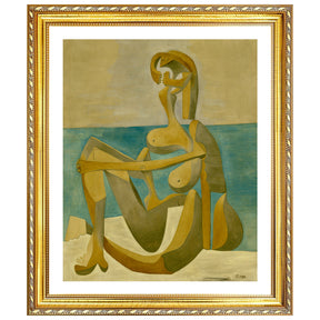 Pablo Picasso Wall Art Seated Bather Poster Framed Art
