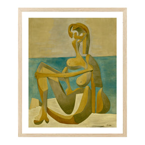 Pablo Picasso Wall Art Seated Bather Poster Framed Art
