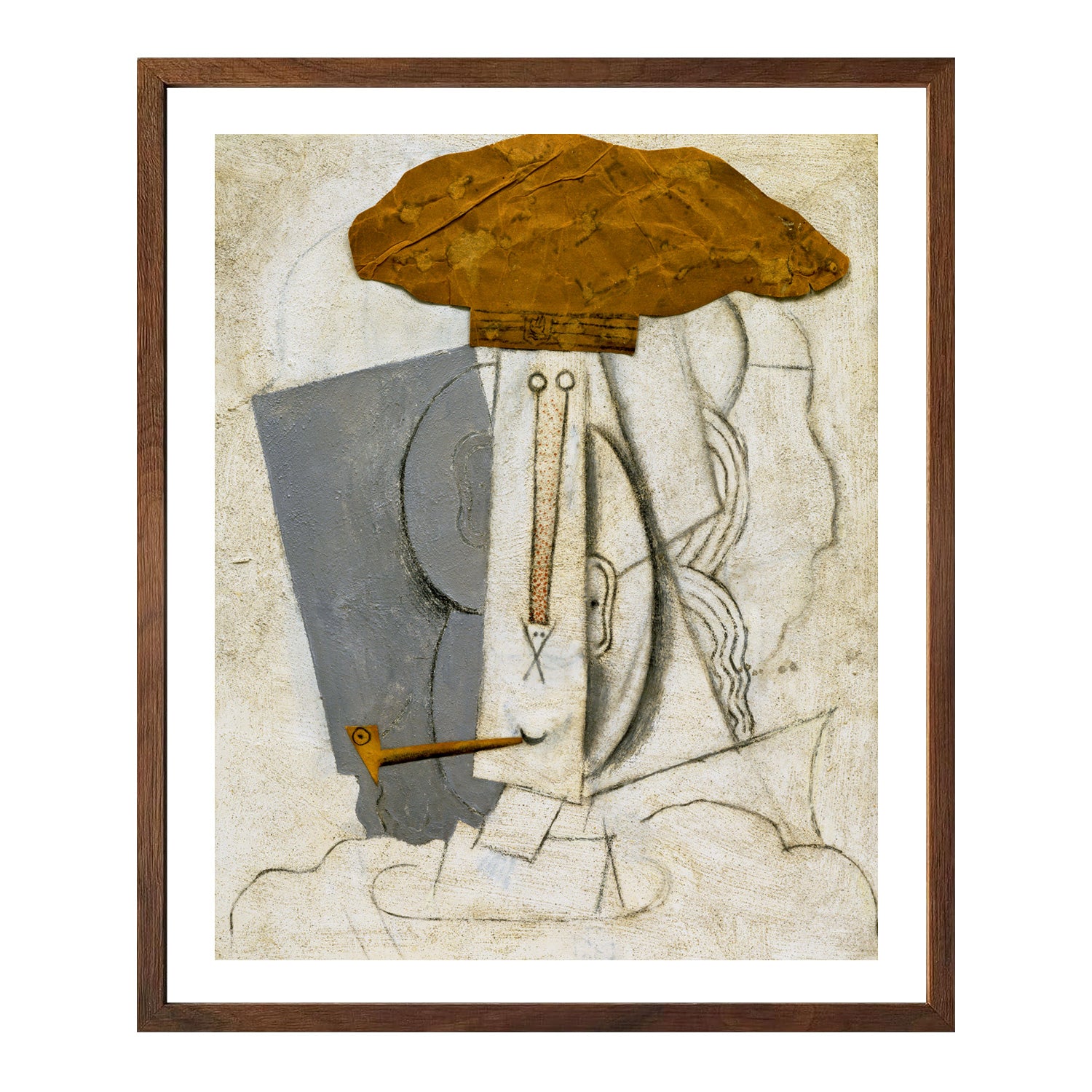 Pablo Picasso Wall Art Etudiant La Pipe Poster Framed Art