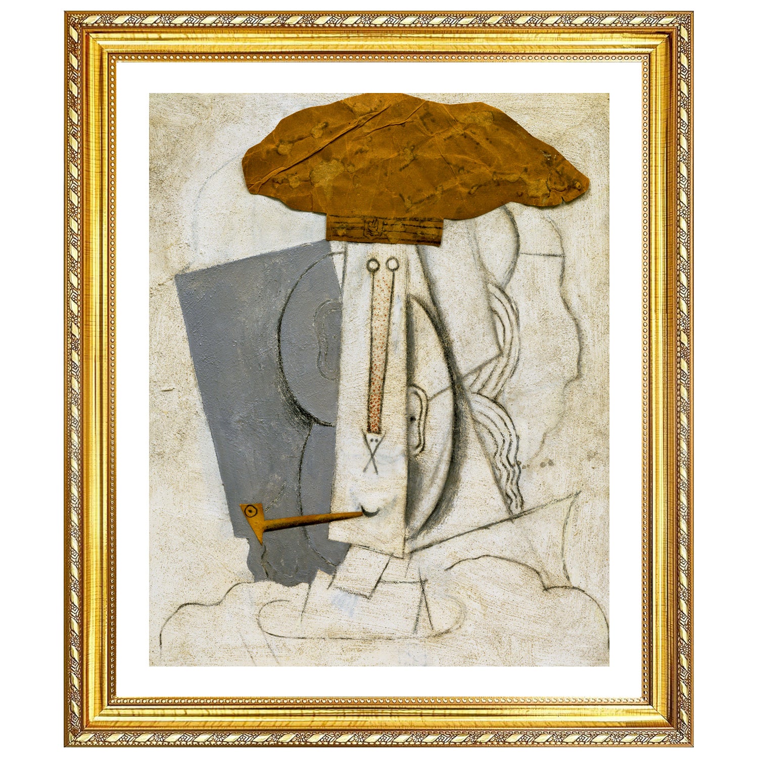 Pablo Picasso Wall Art Etudiant La Pipe Poster Framed Art