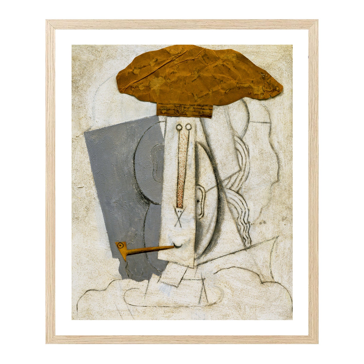 Pablo Picasso Wall Art Etudiant La Pipe Poster Framed Art